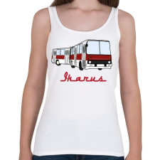 PRINTFASHION ikarus - Női atléta - Fehér női trikó