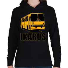 PRINTFASHION Ikarus - Női kapucnis pulóver - Fekete