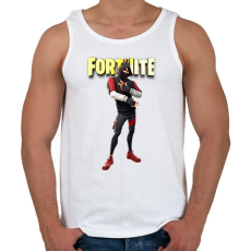 PRINTFASHION iKonik Fortnite - Férfi atléta - Fehér