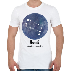 PRINTFASHION Ikrek - Férfi póló - Fehér