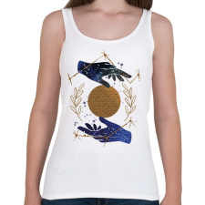 PRINTFASHION Ikrek - Női atléta - Fehér női trikó