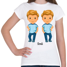 PRINTFASHION Ikrek - Női póló - Fehér