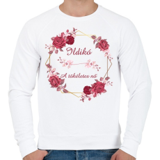 PRINTFASHION Ildikó - Férfi pulóver - Fehér