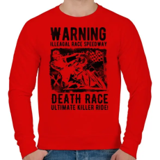 PRINTFASHION Illegális futam - Férfi pulóver - Piros