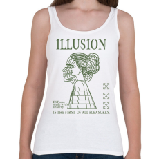 PRINTFASHION Illusion - Női atléta - Fehér