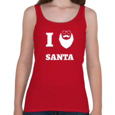 PRINTFASHION ilovesanta - Női atléta - Cseresznyepiros