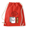 PRINTFASHION Ilyen testem lesz - Sportzsák, Tornazsák - Piros