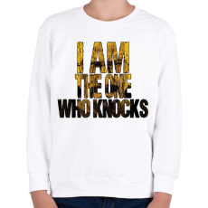 PRINTFASHION IM AM THE ONE WHO KNOCKS - Gyerek pulóver - Fehér