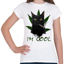 PRINTFASHION IM COOL - Női póló - Fehér női póló