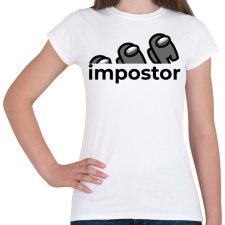 PRINTFASHION Impostor - Among us - Női póló - Fehér női póló