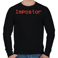 PRINTFASHION Impostor - Férfi pulóver - Fekete