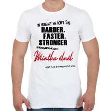 PRINTFASHION In Hungary we don't say - Férfi póló - Fehér