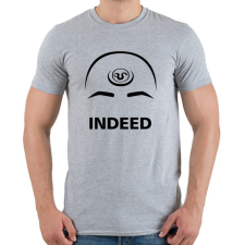 PRINTFASHION Indeed - Csillagkapu - Fekete - Férfi póló - Sport szürke férfi póló