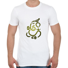 PRINTFASHION Indiai elefánt - Férfi póló - Fehér férfi póló