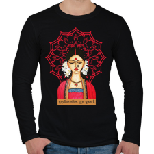 PRINTFASHION Indiai közmondás - Férfi hosszú ujjú póló - Fekete férfi póló
