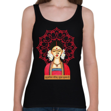 PRINTFASHION Indiai közmondás - Női atléta - Fekete női trikó