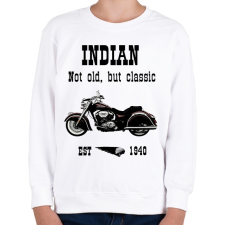 PRINTFASHION INDIAN MOTORCYCLE - Gyerek pulóver - Fehér gyerek póló