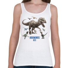 PRINTFASHION Indominus Rex - Női atléta - Fehér