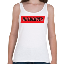 PRINTFASHION Influencer - Női atléta - Fehér női trikó