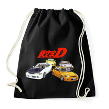 PRINTFASHION Initial D - Sportzsák, Tornazsák - Fekete tornazsák