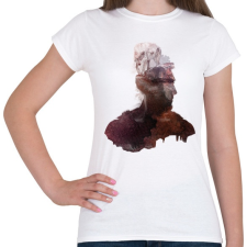 PRINTFASHION Inner wilderness - Női póló - Fehér női póló