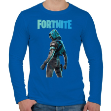 PRINTFASHION Insight Fortnite - Férfi hosszú ujjú póló - Királykék férfi póló