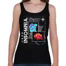 PRINTFASHION Insomnia - Női atléta - Fekete