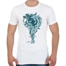 PRINTFASHION Inspiráció - Férfi póló - Fehér férfi póló