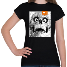 PRINTFASHION Instagram like - Női póló - Fekete női póló