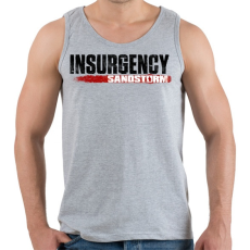 PRINTFASHION Insurgency - Sandstorm - Férfi atléta - Sport szürke