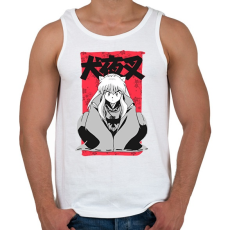 PRINTFASHION Inuyasha - Férfi atléta - Fehér