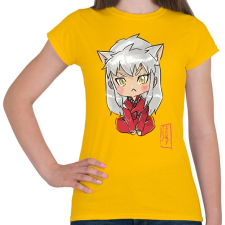 PRINTFASHION Inuyasha - Női póló - Sárga női póló