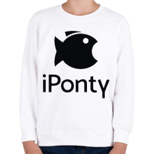 PRINTFASHION Iponty - Gyerek pulóver - Fehér gyerek pulóver, kardigán