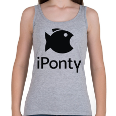 PRINTFASHION Iponty - Női atléta - Sport szürke