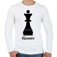 PRINTFASHION iQueen - Férfi hosszú ujjú póló - Fehér férfi póló