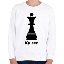 PRINTFASHION iQueen - Gyerek pulóver - Fehér gyerek pulóver, kardigán