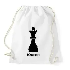 PRINTFASHION iQueen - Sportzsák, Tornazsák - Fehér tornazsák