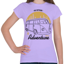 PRINTFASHION Irány egy új kaland - Női póló - Viola női póló