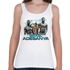 PRINTFASHION Israel Adesanya - Női atléta - Fehér női trikó
