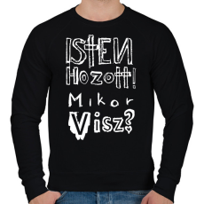 PRINTFASHION isten hozott_w - Férfi pulóver - Fekete