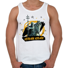 PRINTFASHION István király - Férfi atléta - Fehér atléta, trikó