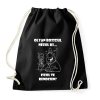 PRINTFASHION Iszol te rendesen? - Sportzsák, Tornazsák - Fekete
