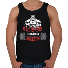 PRINTFASHION IT február - Férfi atléta - Fekete atléta, trikó