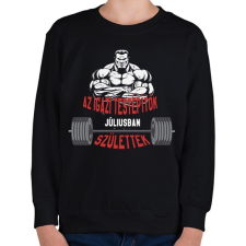 PRINTFASHION IT Július - Gyerek pulóver - Fekete gyerek pulóver, kardigán