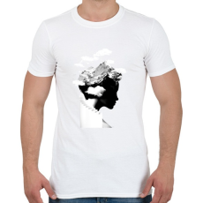 PRINTFASHION It's a cloudy day - Férfi póló - Fehér