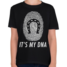 PRINTFASHION It's my DNA - Gyerek póló - Fekete