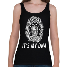 PRINTFASHION It's my DNA - Női atléta - Fekete női trikó