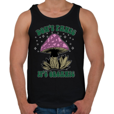 PRINTFASHION It's organic - Férfi atléta - Fekete atléta, trikó