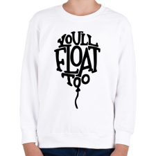 PRINTFASHION IT - You'll float too - Gyerek pulóver - Fehér gyerek pulóver, kardigán