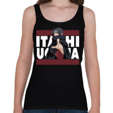 PRINTFASHION Itachi Uchiha - Női atléta - Fekete